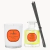 Candela Profumata E Diffusore Vintage Aromatherapy (Arancione, Cedro & Garofalo)