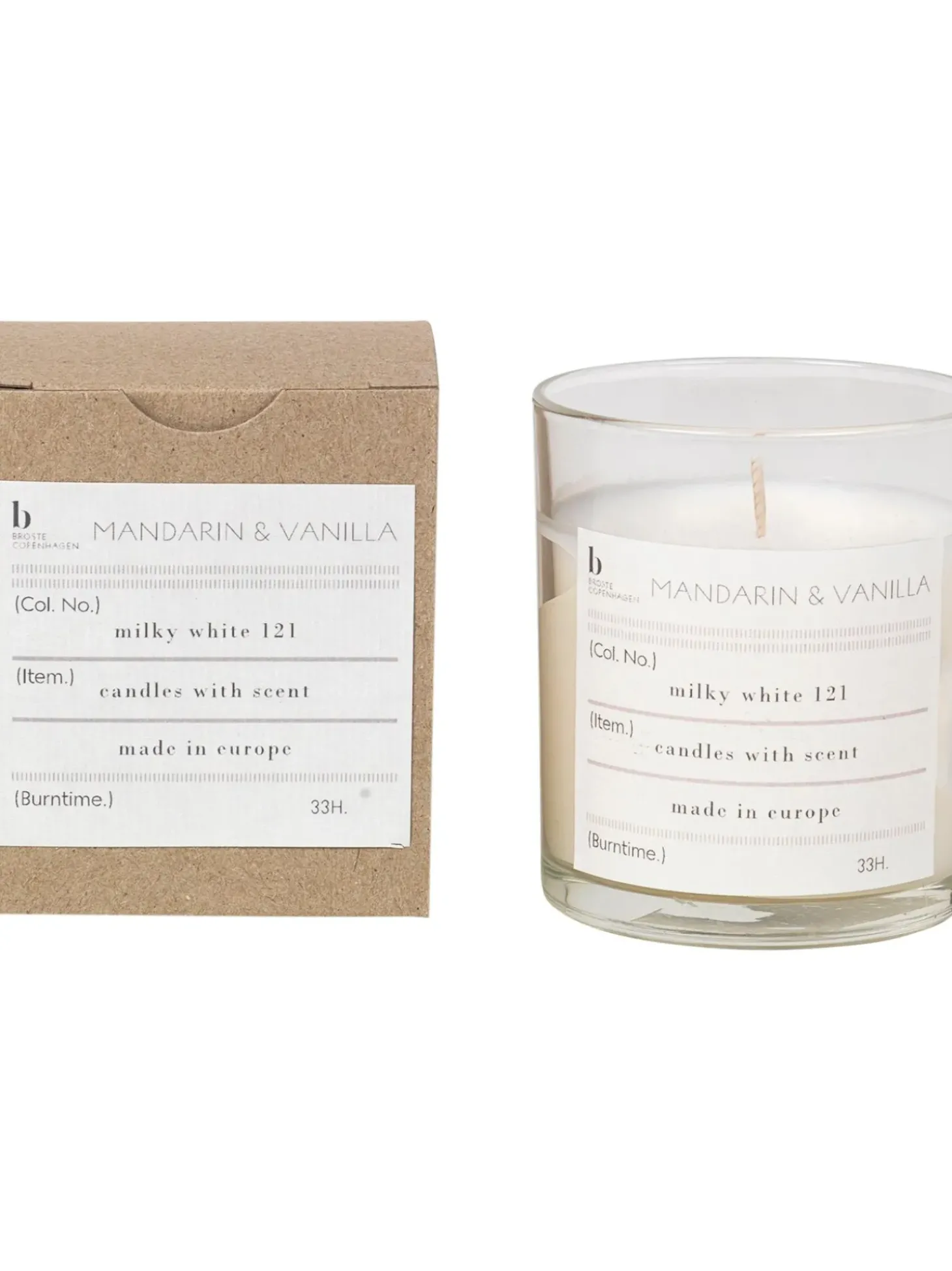 Candela Profumata Mandarin (Mandarino, Vaniglia)