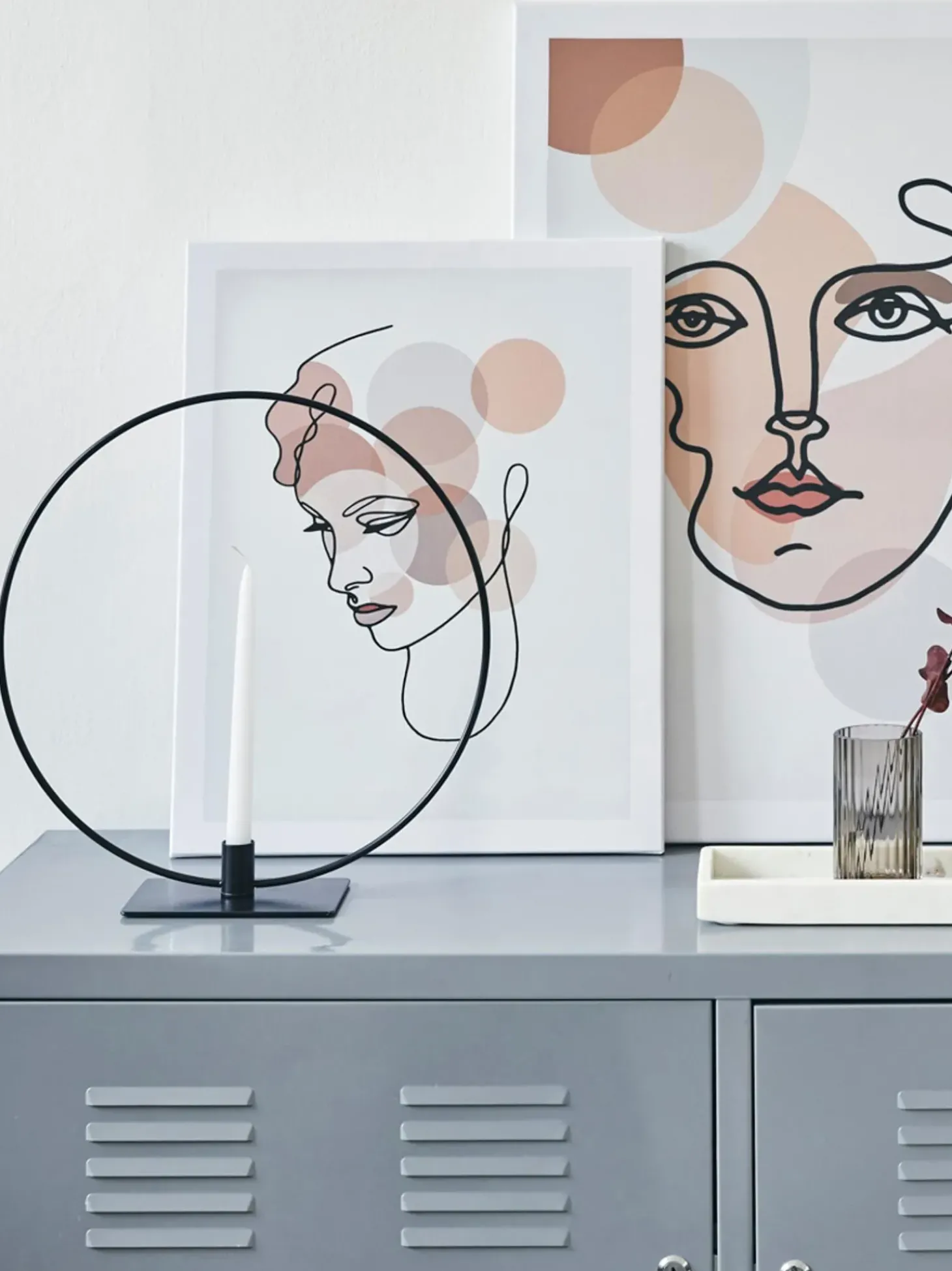 Candelabro In Metallo Agell