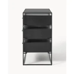 Cassettiera Con Piano In Vetro Lyle*Westwing Collection Best