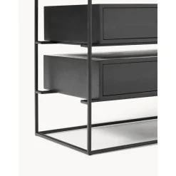 Cassettiera Con Piano In Vetro Lyle*Westwing Collection Best