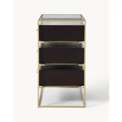 Cassettiera Con Piano In Vetro Lyle*Westwing Collection Discount