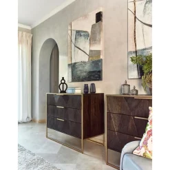 Cassettiera In Legno Di Mango Massiccio Harry*Westwing Collection Clearance