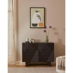 Cassettiera In Legno Di Mango Massiccio Louis*Westwing Collection Discount