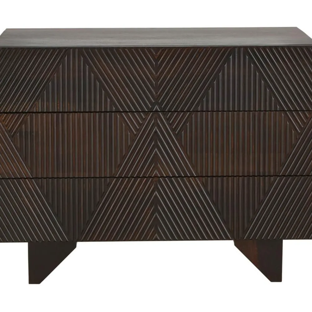 Cassettiera In Legno Di Mango Massiccio Louis*Westwing Collection Discount