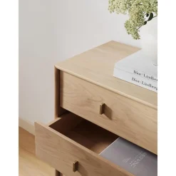 Cassettiera In Legno Di Quercia Diana*Westwing Collection New