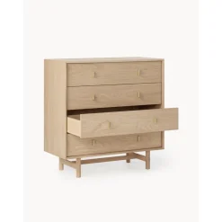 Cassettiera In Legno Di Quercia Diana*Westwing Collection New