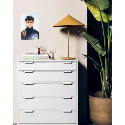 Cassettiera In Legno Sungkai Space Age*HKliving Fashion