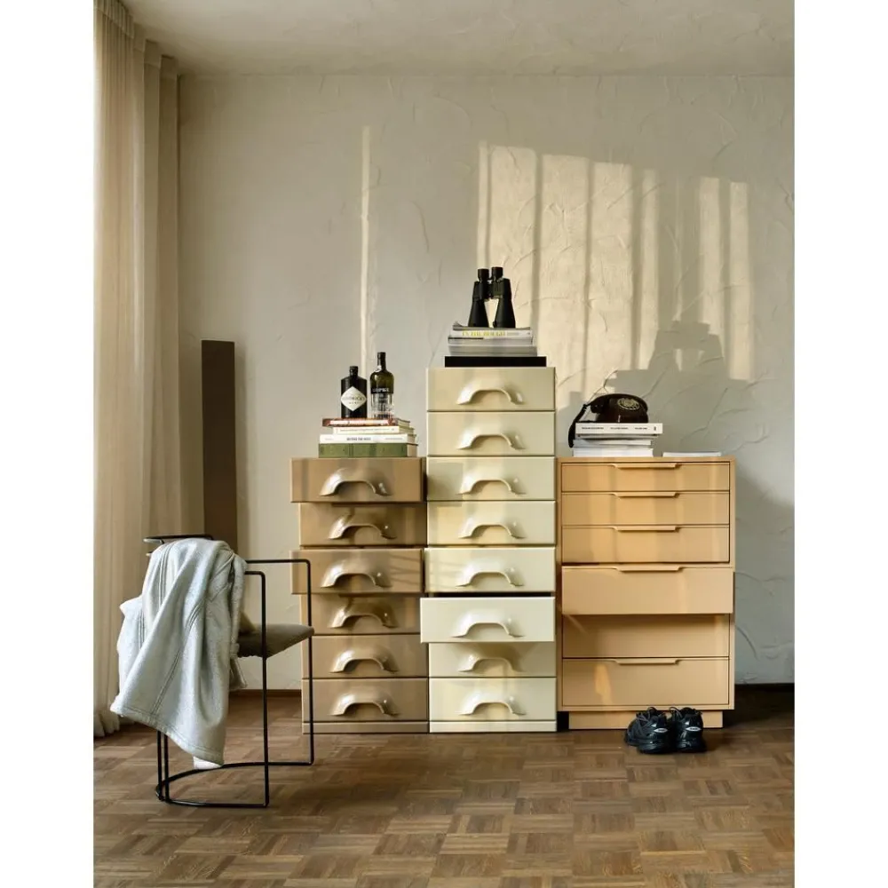 Cassettiera In Legno Sungkai Space Age*HKliving New