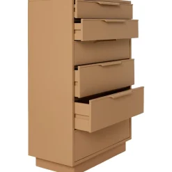 Cassettiera In Legno Sungkai Space Age*HKliving New