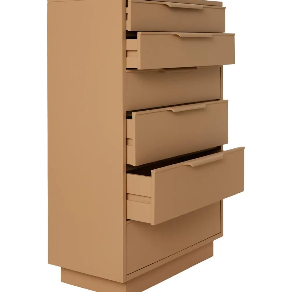 Cassettiera In Legno Sungkai Space Age*HKliving New