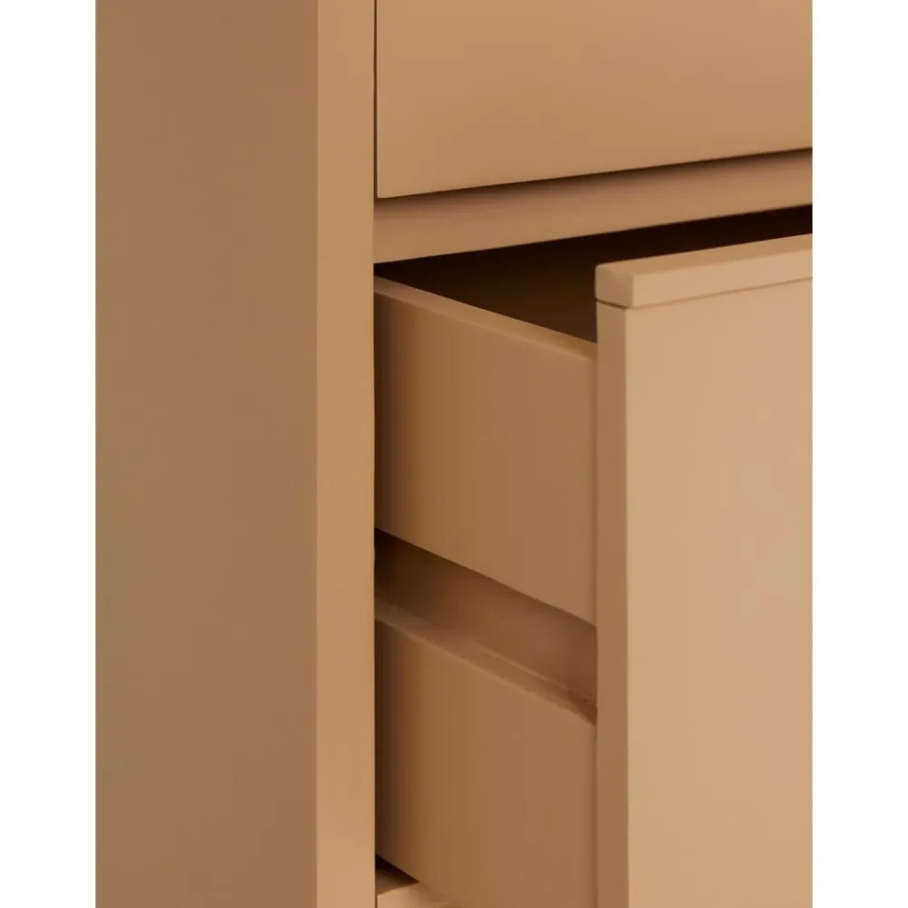 Cassettiera In Legno Sungkai Space Age*HKliving New