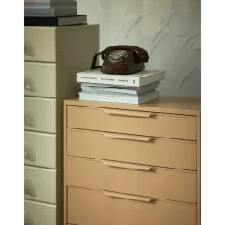 Cassettiera In Legno Sungkai Space Age*HKliving New