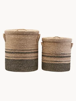 Cesti Con Coperchio Laundo, 2 Pezzi