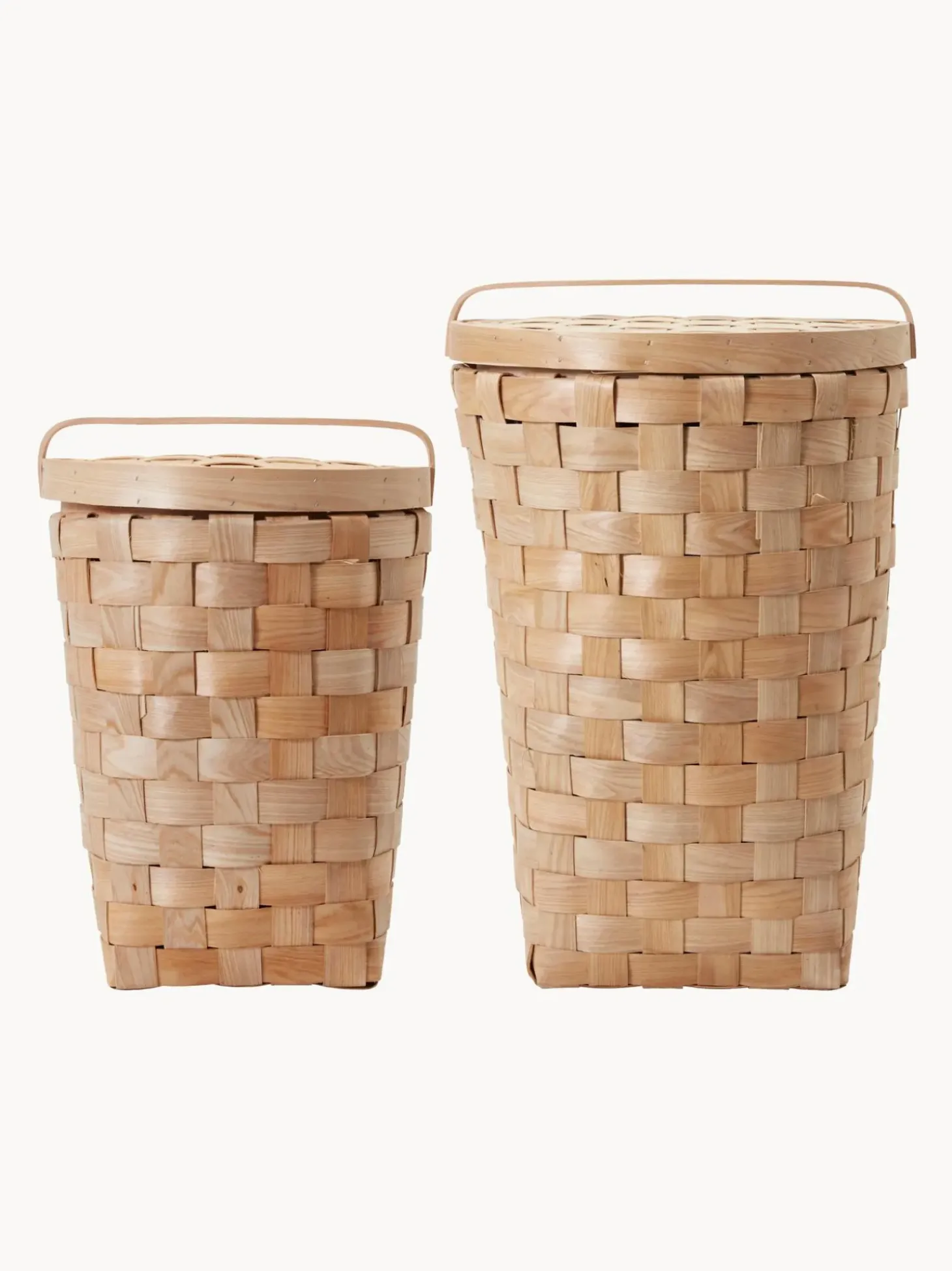 Cesti Fatti A Mano Natur, 2 Pezzi