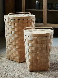 Cesti Fatti A Mano Natur, 2 Pezzi