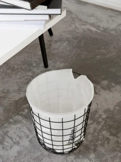 Cesto Grande In Metallo Wire