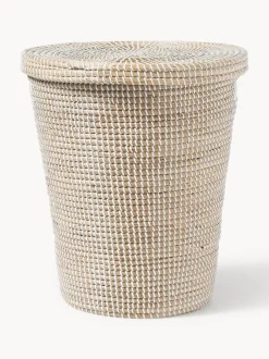 Cesto Portaoggetti In Fibra Naturale Con Coperchio Aleya
