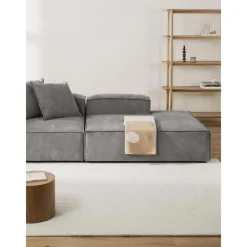 Chaise Longue Componibile In Velluto A Coste Lennon*Westwing Collection Best