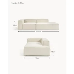 Chaise Longue Componibile Lennon*Westwing Collection Hot