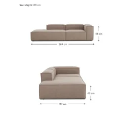 Chaise Longue Componibile Lennon*Westwing Collection Clearance