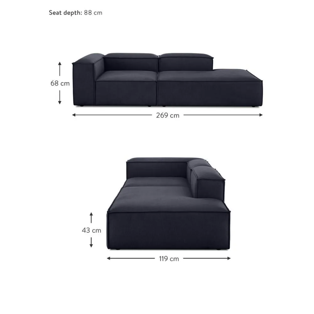 Chaise Longue Componibile Lennon*Westwing Collection Best