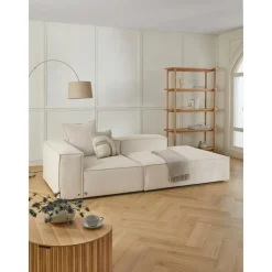 Chaise Longue Componibile In Velluto A Coste Lennon*Westwing Collection Online