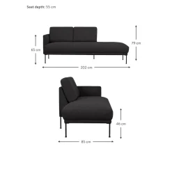 Chaise Longue Fluente*Westwing Collection New