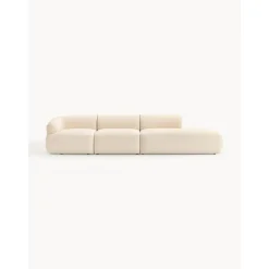 Chaise Longue Xl Componibile In Boucle Sofia*Westwing Collection Outlet