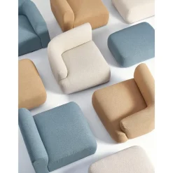 Chaise Longue Xl Componibile In Boucle Sofia*Westwing Collection Outlet