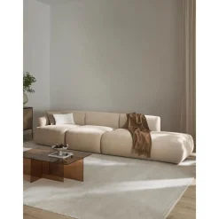 Chaise Longue Xl Componibile In Boucle Sofia*Westwing Collection Outlet
