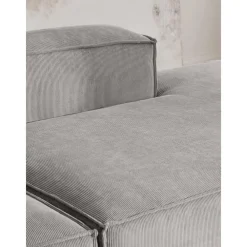 Chaise Longue Xl Componibile In Velluto A Coste Lennon*Westwing Collection Online