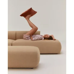 Chaise Longue Xl Componibile In Boucle Sofia*Westwing Collection Fashion