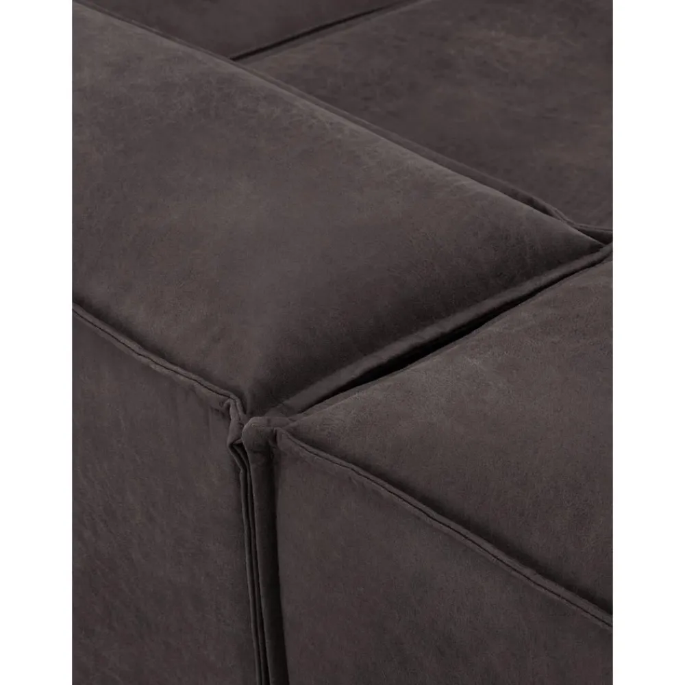 Chaise Longue Xl Componibile In Pelle Riciclata Lennon*Westwing Collection Online