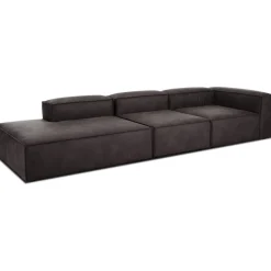 Chaise Longue Xl Componibile In Pelle Riciclata Lennon*Westwing Collection Online