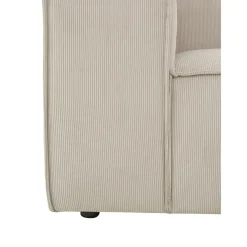 Chaise Longue Xl Componibile In Velluto A Coste Lennon*Westwing Collection Fashion