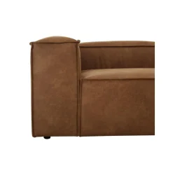 Chaise Longue Xl Componibile In Pelle Riciclata Lennon*Westwing Collection Sale