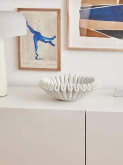 Ciotola Decorativa In Marmo Santorini