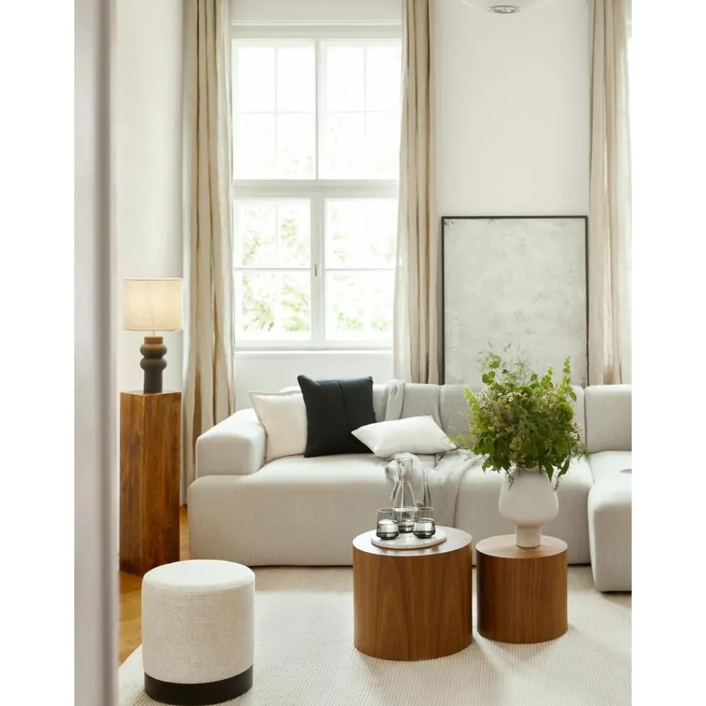 Colonna Decorativa In Legno Di Mango Like*Ellos Home Clearance