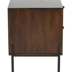 Comodino Con Cassetti Marrone Scuro Vienna*Westwing Collection Hot