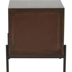 Comodino Con Cassetti Marrone Scuro Vienna*Westwing Collection Hot