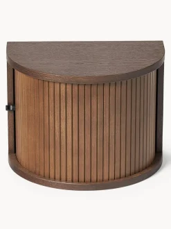 Comodino Da Parete Con Fronte Scanalato Calary