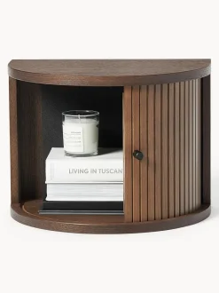 Comodino Da Parete Con Fronte Scanalato Calary