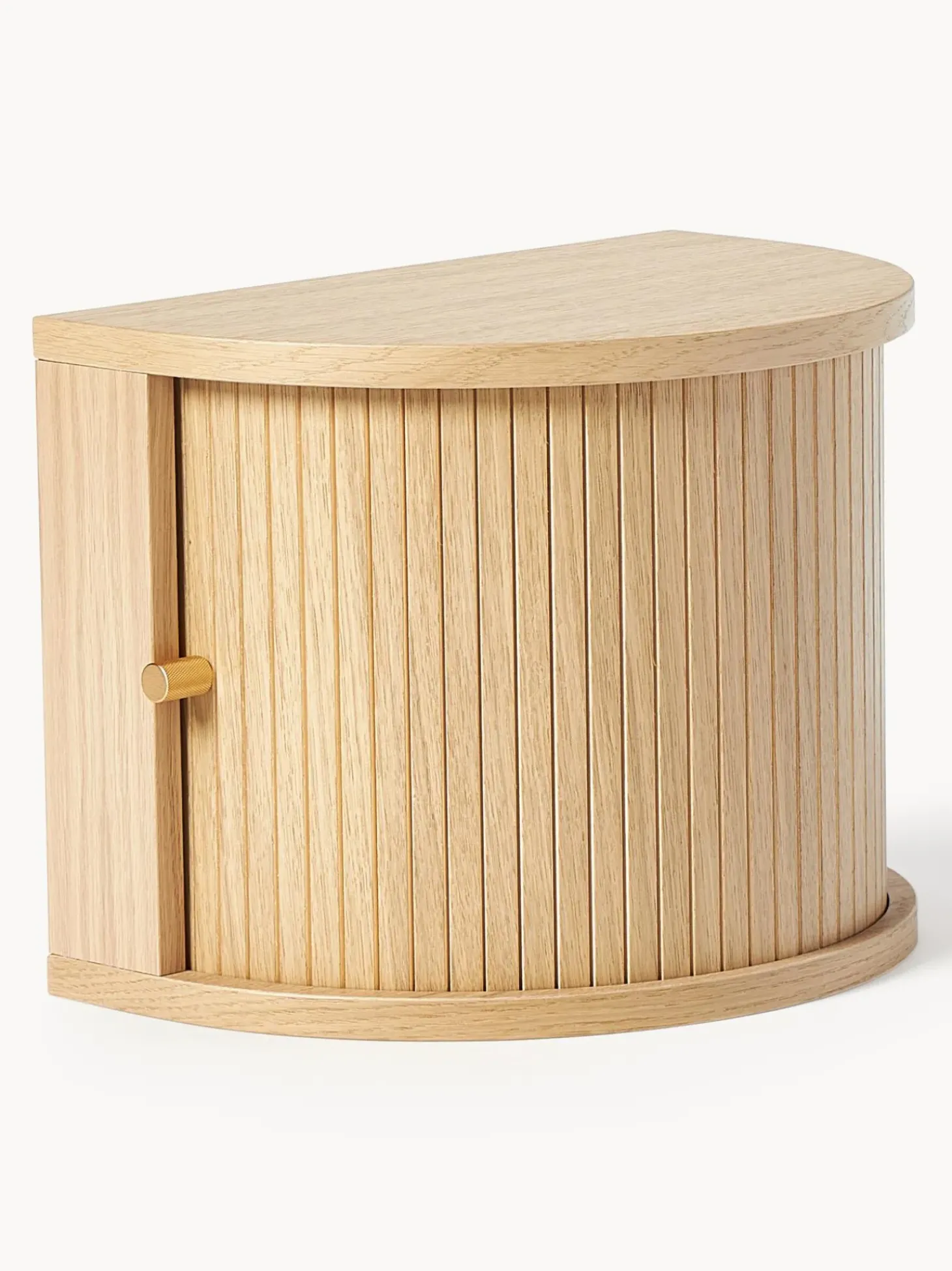 Comodino Da Parete Con Frontale Scanalato Calary