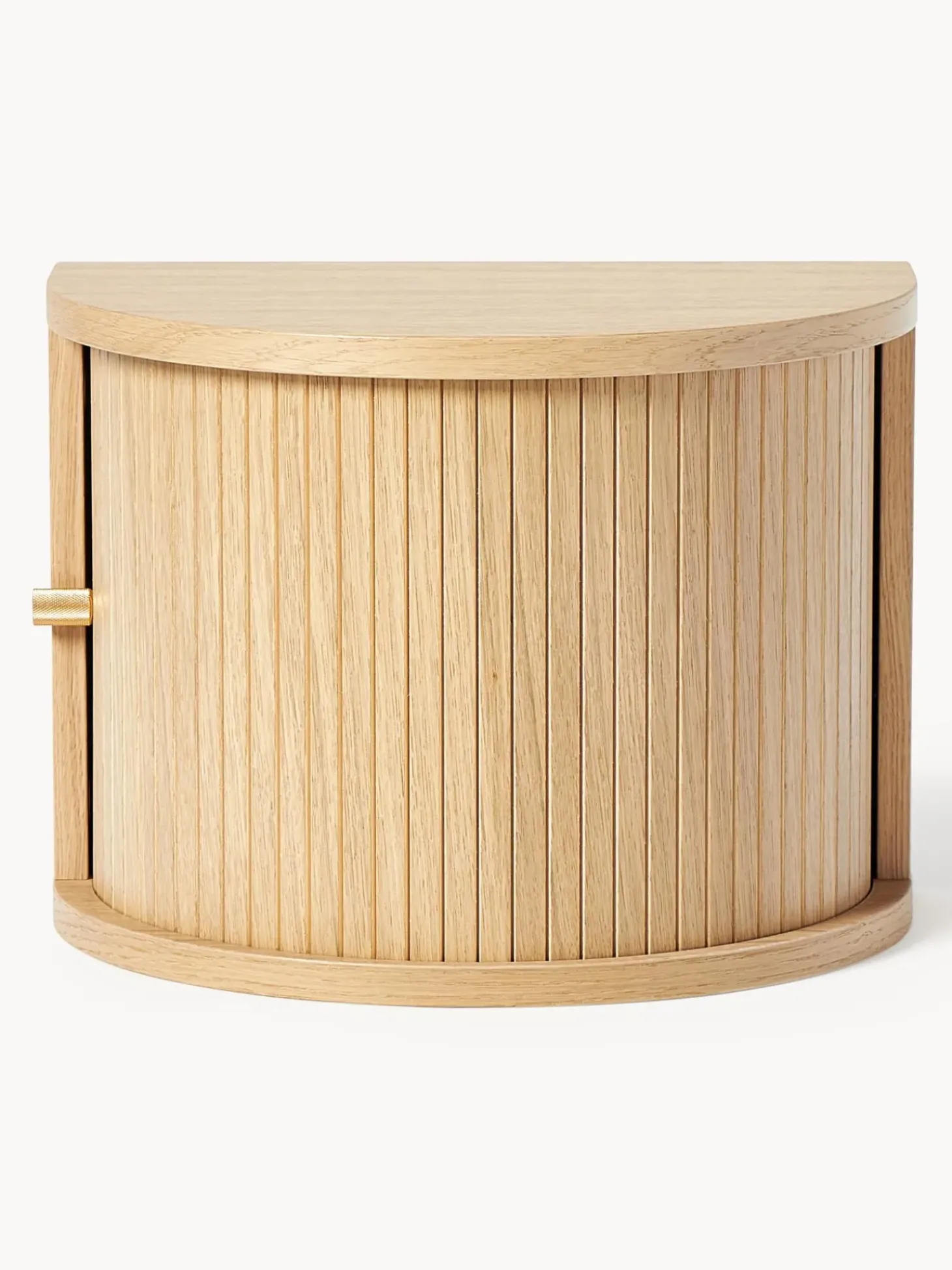 Comodino Da Parete Con Frontale Scanalato Calary