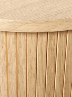 Comodino Da Parete Con Frontale Scanalato Calary