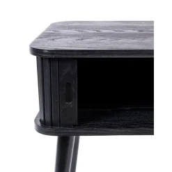 Comodino In Legno Con Anta Scorrevole E Frontale Scanalato Barbier*Zuiver New