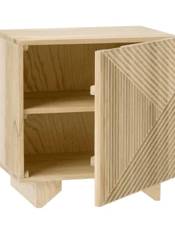 Comodino In Legno Di Frassino Massiccio Louis