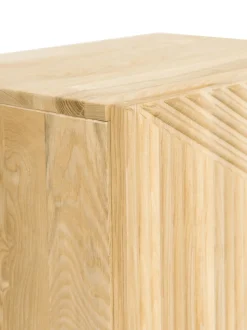 Comodino In Legno Di Frassino Massiccio Louis