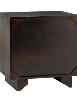 Comodino In Legno Di Mango Massiccio Louis